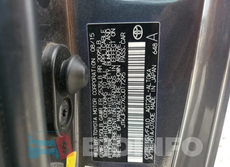 JTKJF5C7XGJ017295 Photo# 13