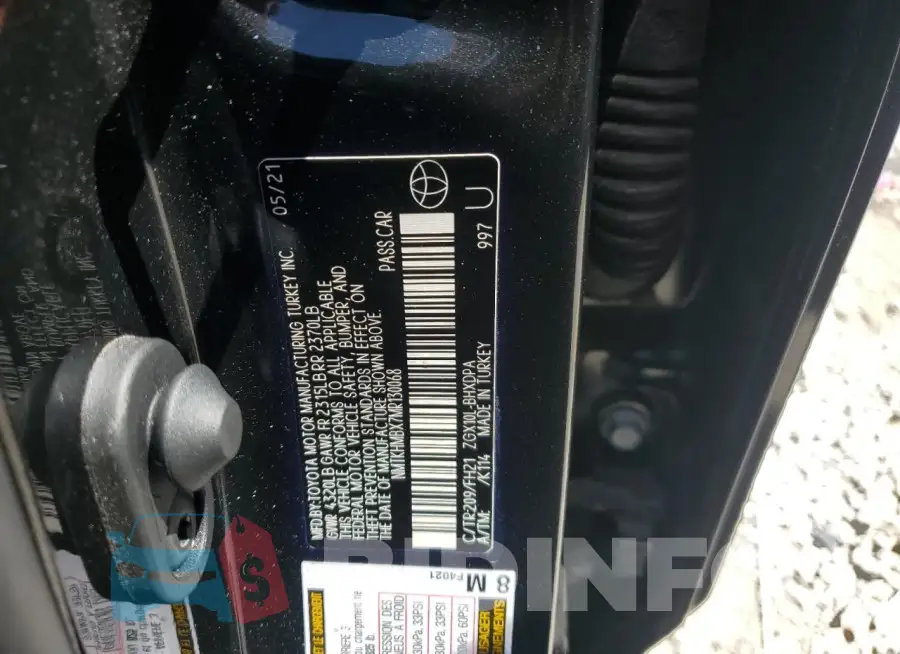 NMTKHMBX7MR130068 Photo# 12