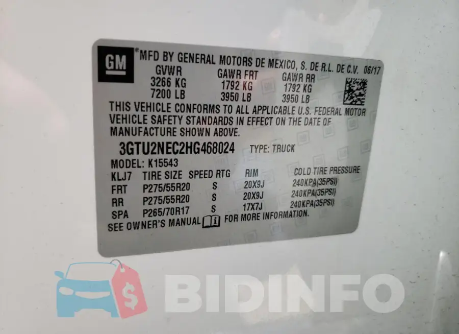 3GTU2NEC2HG468024 Photo# 13