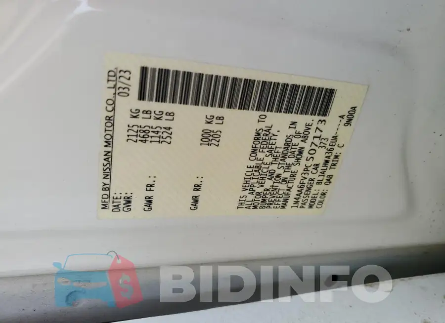 1N4AA6FV3PC507173 Photo# 13