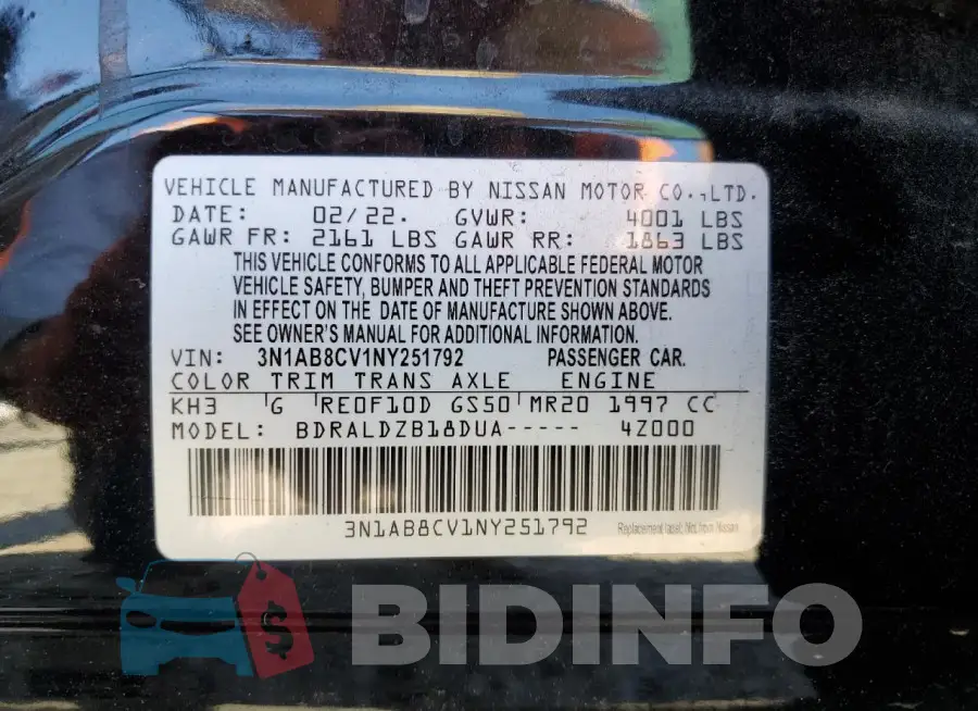 3N1AB8CV1NY251792 Photo# 13