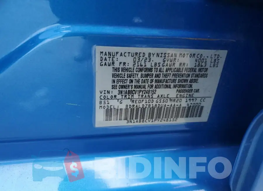 3N1AB8CV1PY248152 Photo# 12