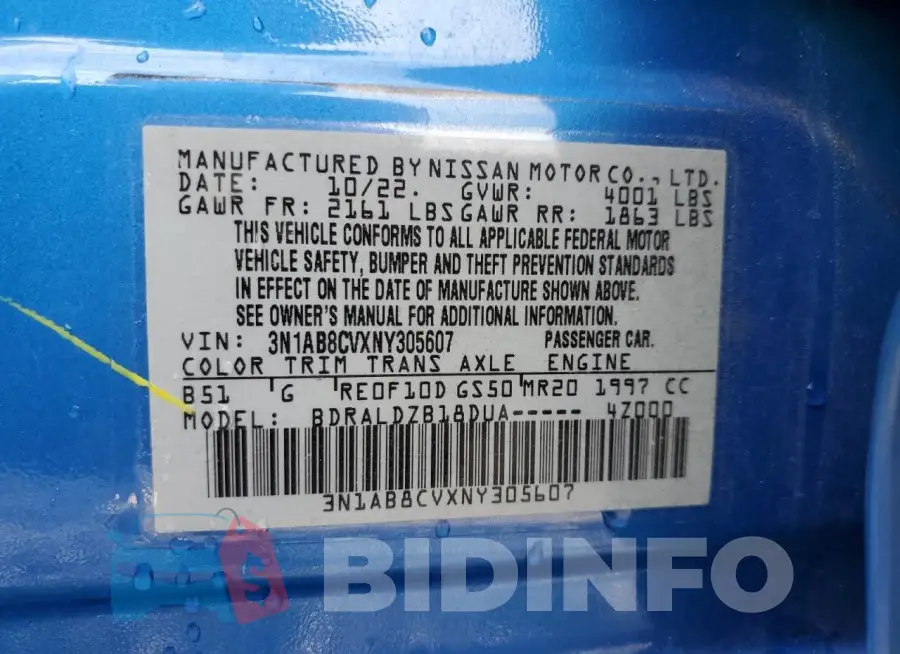 3N1AB8CVXNY305607 Photo# 13