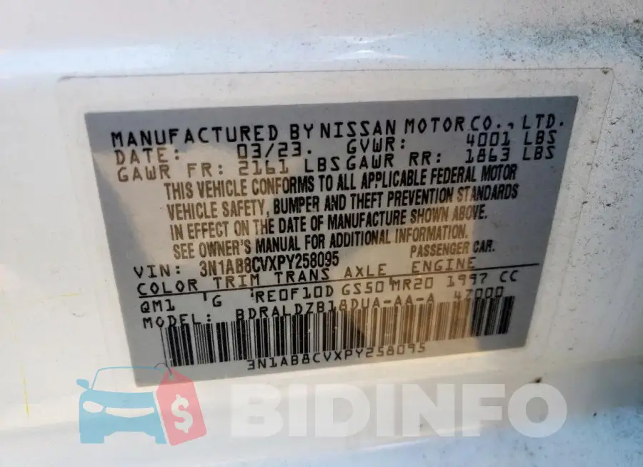 3N1AB8CVXPY258095 Photo# 12