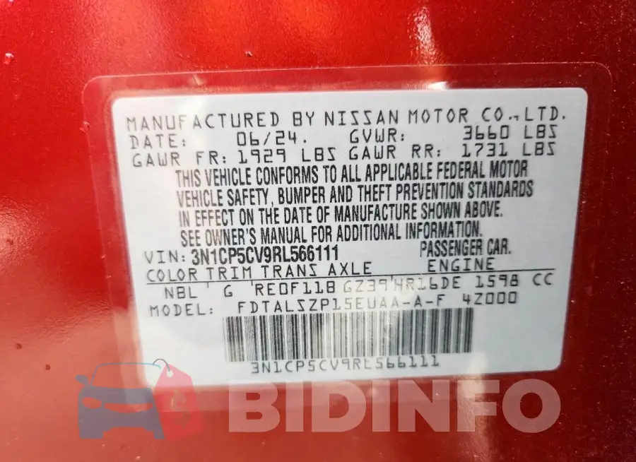 3N1CP5CV9RL566111 Photo# 13