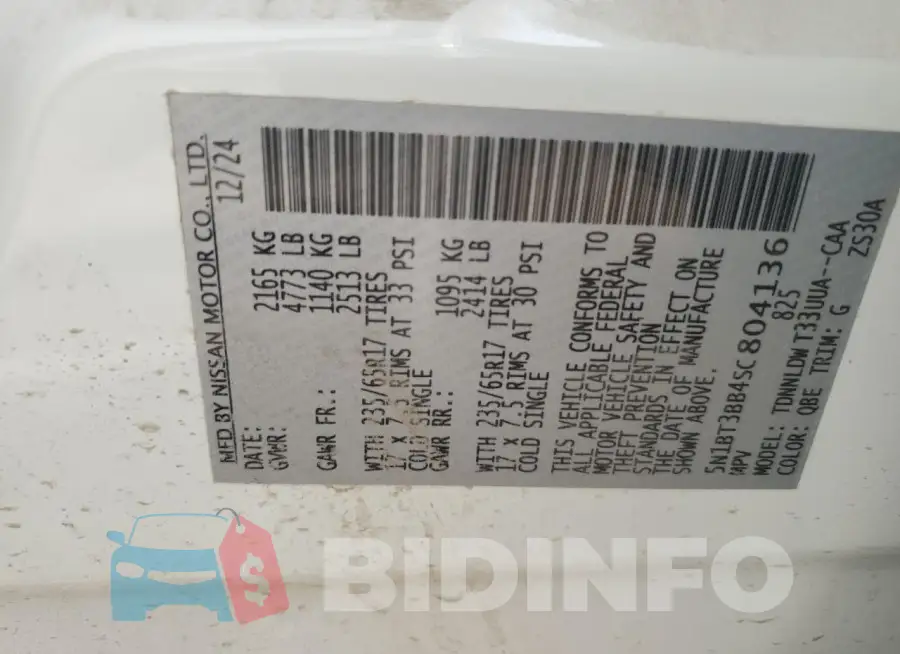 5N1BT3BB4SC804136 Photo# 13