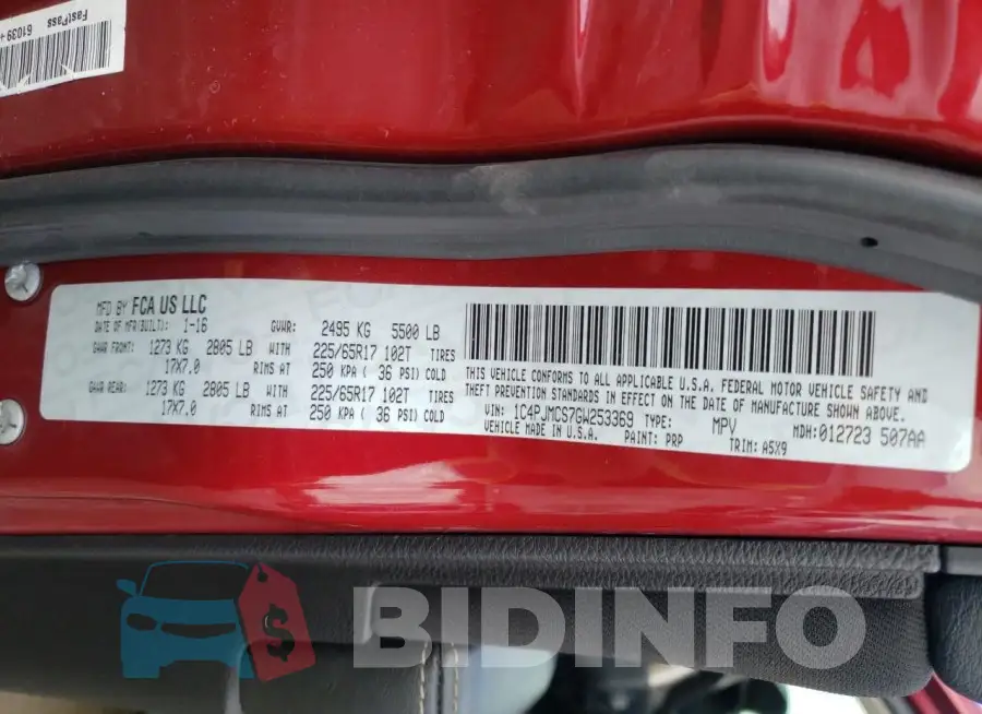 1C4PJMCS7GW253369 Photo# 12