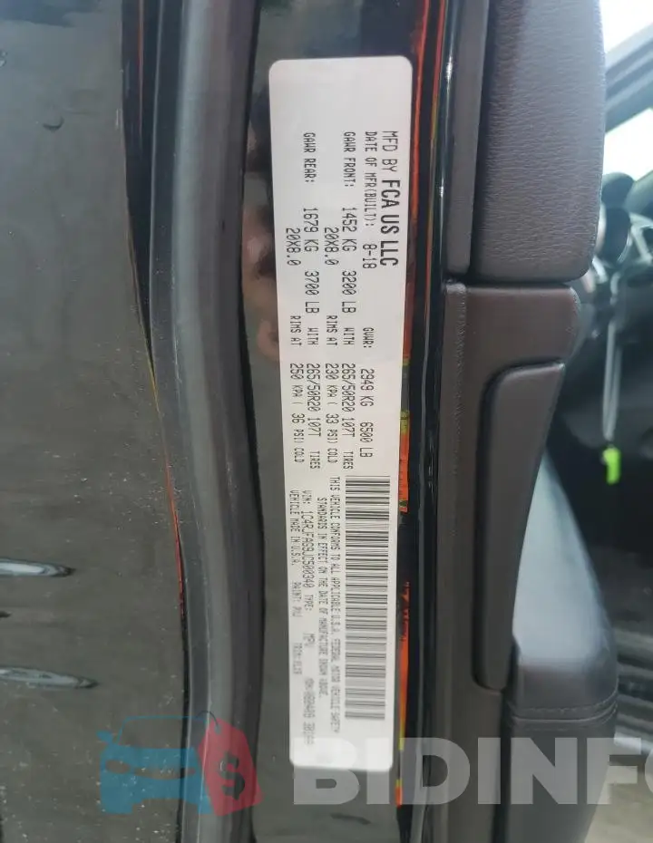 1C4RJFAG9JC500340 Photo# 14