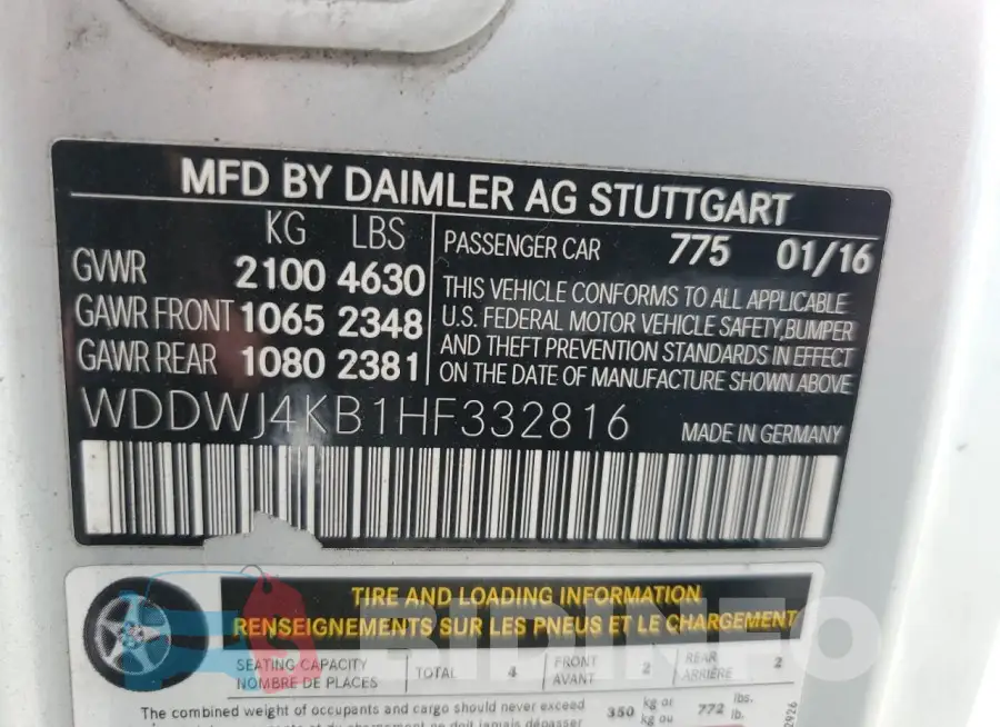WDDWJ4KB1HF332816 Photo# 12