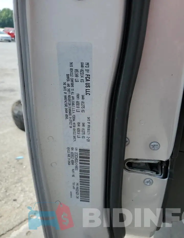 2C3CDXBG3LH140651 Photo# 12