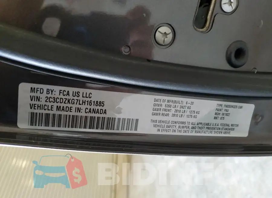 2C3CDZKG7LH161885 Photo# 13