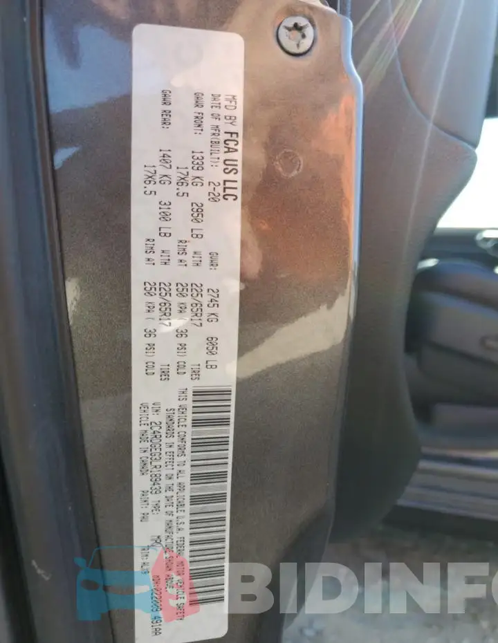 2C4RDGEG3LR189439 Photo# 13