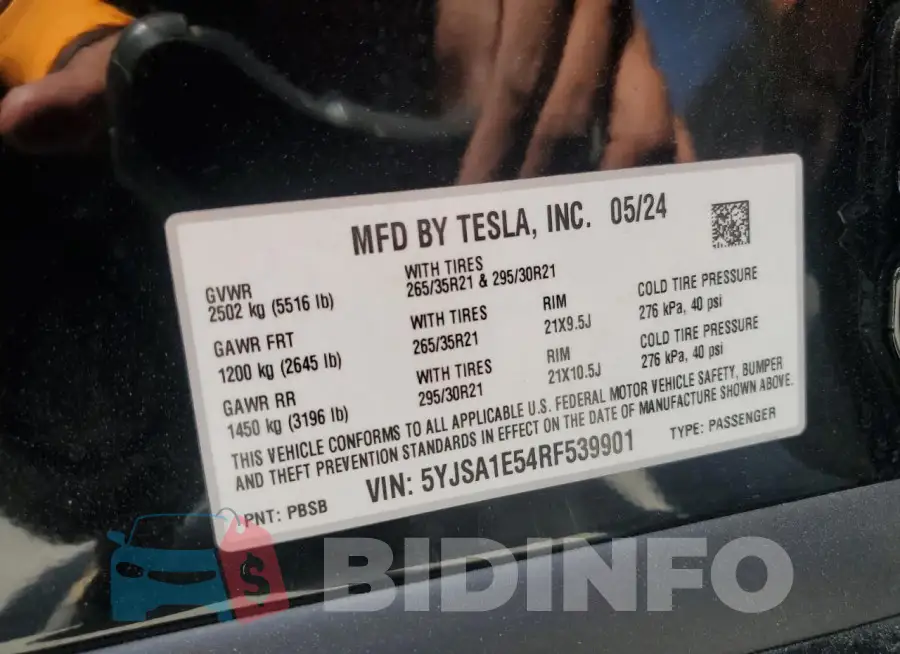 5YJSA1E54RF539901 Photo# 13
