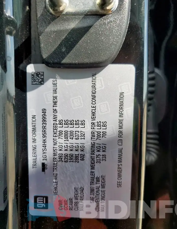 1GYS4HK95RR399949 Photo# 12
