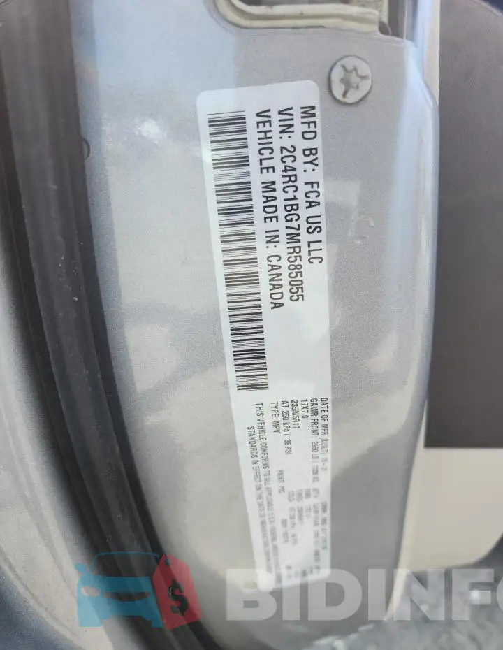 2C4RC1BG7MR585055 Photo# 13