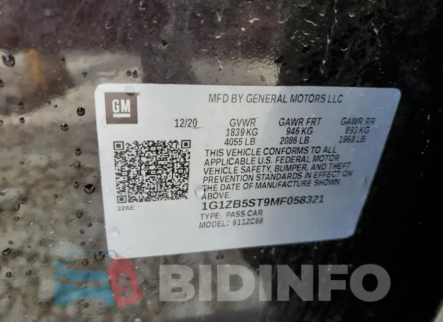 1G1ZB5ST9MF058321 Photo# 12