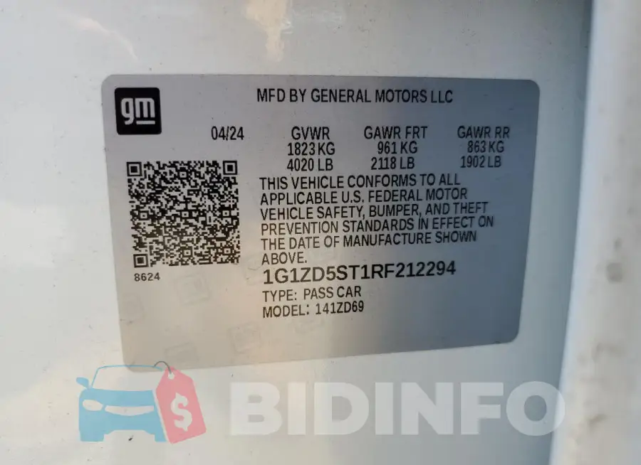 1G1ZD5ST1RF212294 Photo# 12