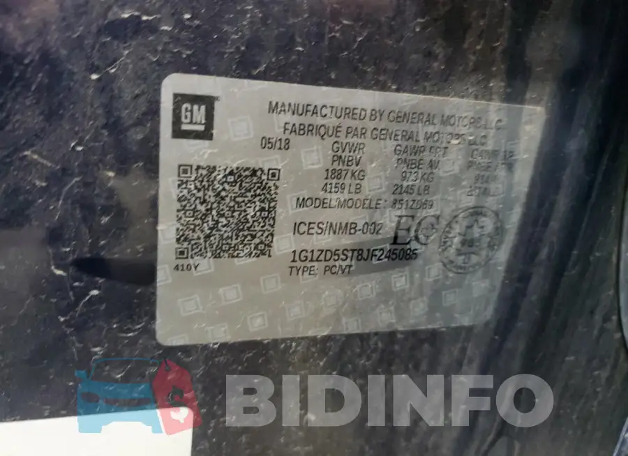 1G1ZD5ST8JF245085 Photo# 12