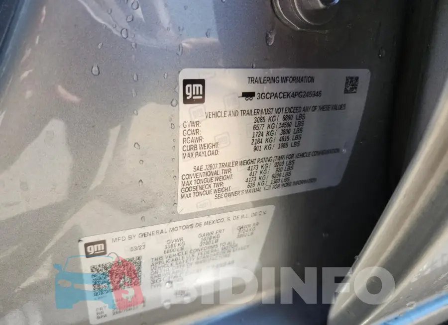 3GCPACEK4PG245946 Photo# 13