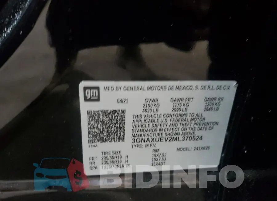 3GNAXUEV2ML370524 Photo# 13