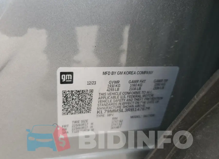KL79MMSL3RB147678 Photo# 14