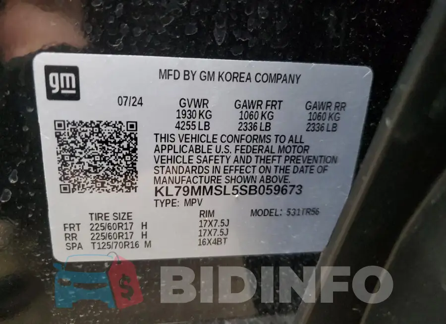 KL79MMSL5SB059673 Photo# 13