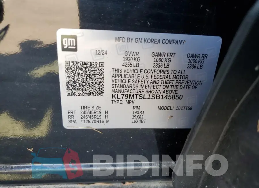 KL79MTSL1SB145850 Photo# 13