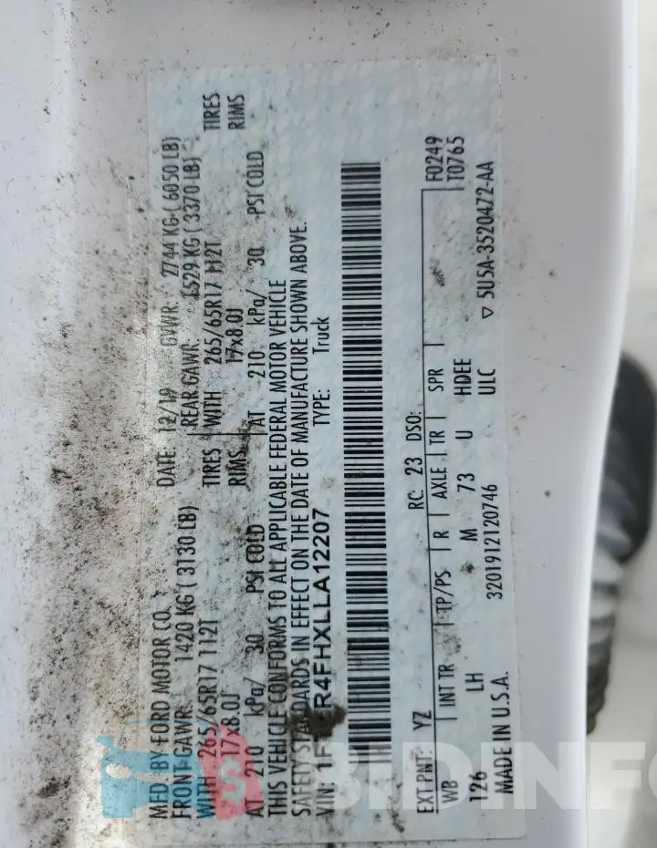 1FTER4FHXLLA12207 Photo# 12