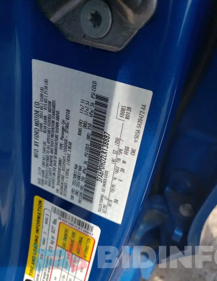 3FA6P0HD2LR138887 Photo# 13