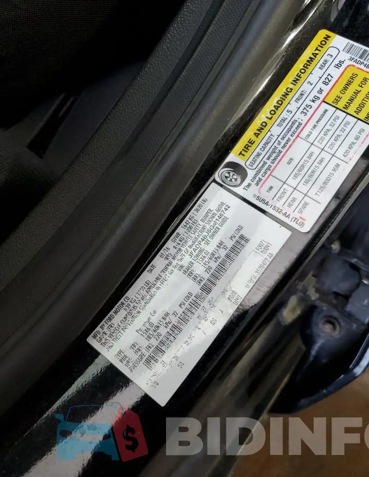 3FADP4BJ5GM146742 Photo# 12