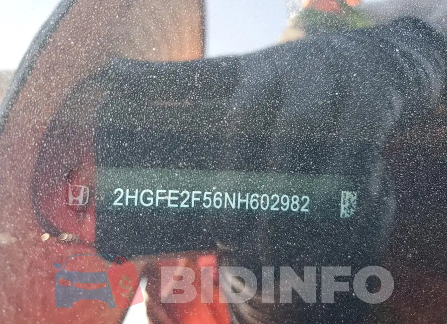 2HGFE2F56NH602982 Photo# 12