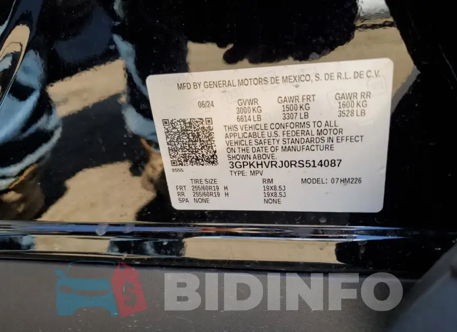 3GPKHVRJ0RS514087 Photo# 13