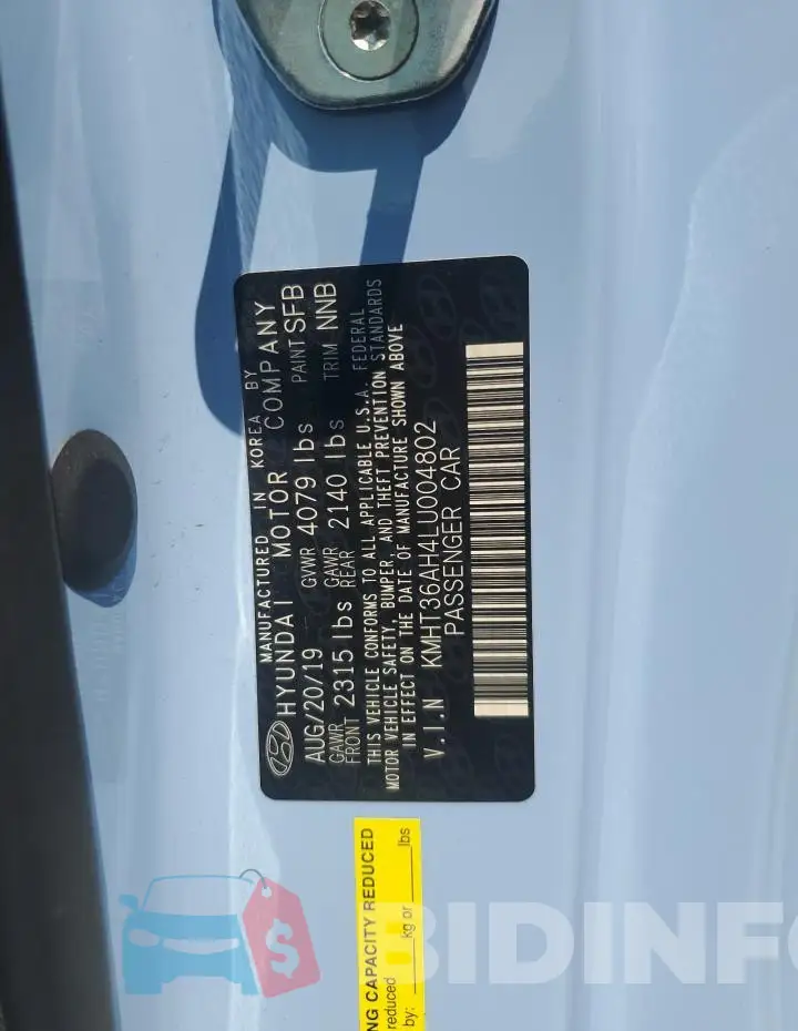 KMHT36AH4LU004802 Photo# 12