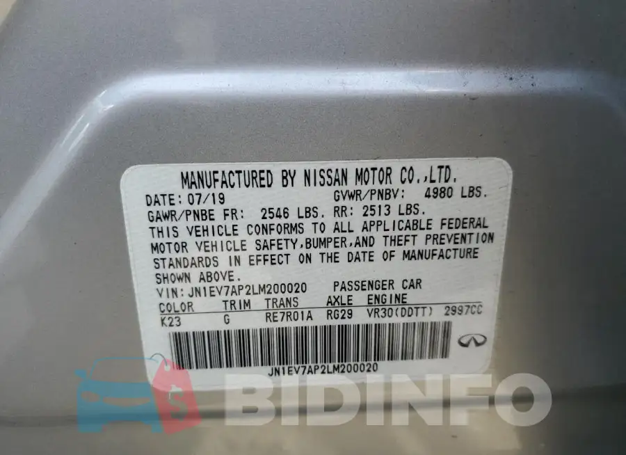 JN1EV7AP2LM200020 Photo# 12