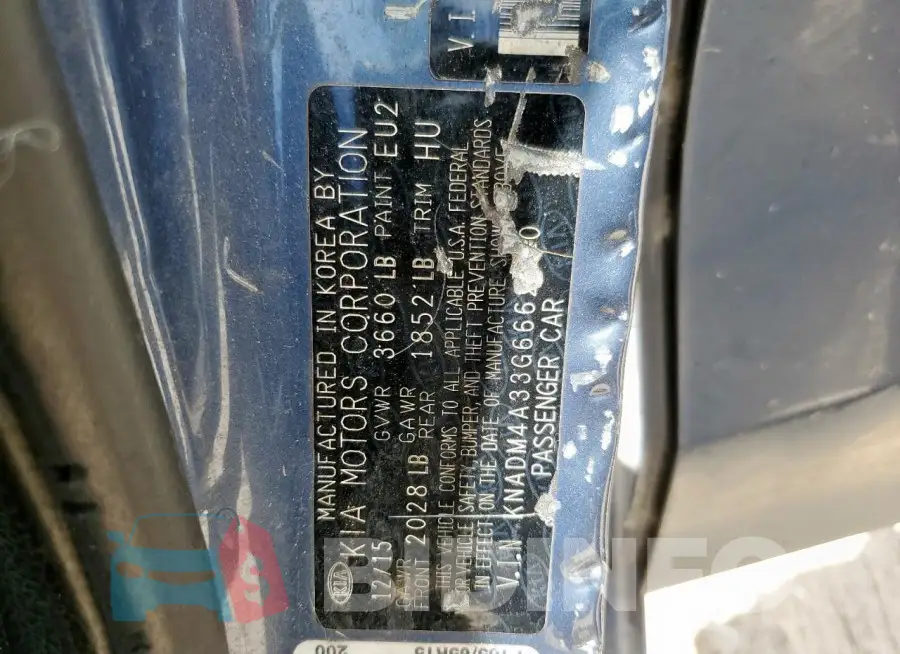 KNADM4A33G6662830 Photo# 12