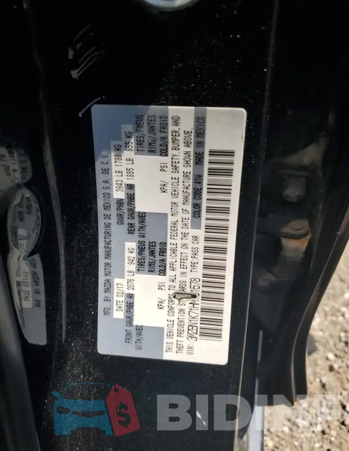 3MZBN1K71HM131678 Photo# 12