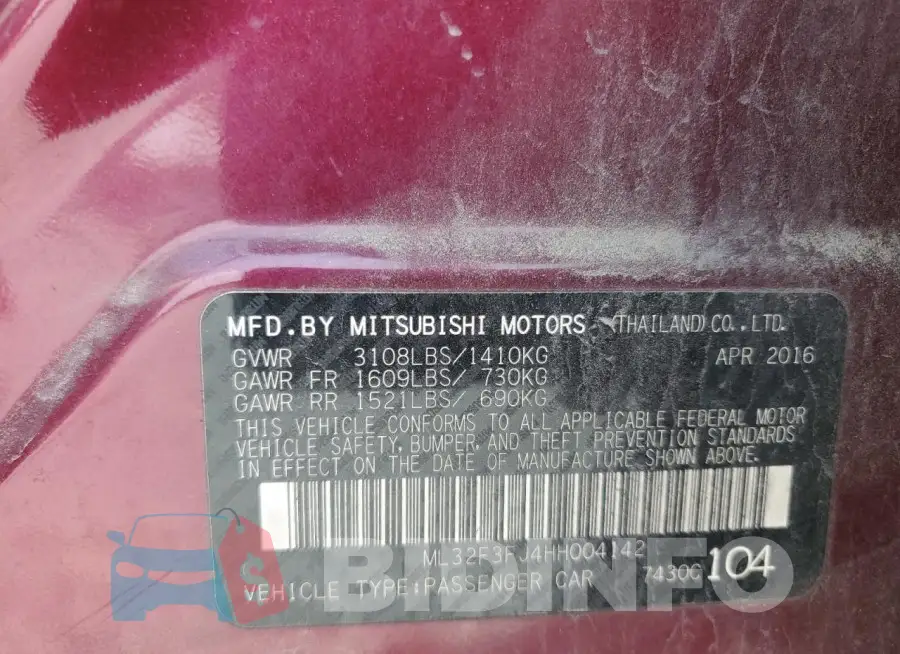 ML32F3FJ4HH004142 Photo# 12