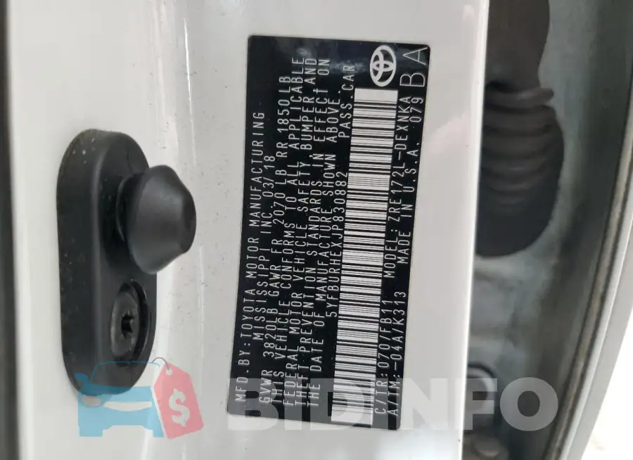 5YFBURHEXJP830882 Photo# 12