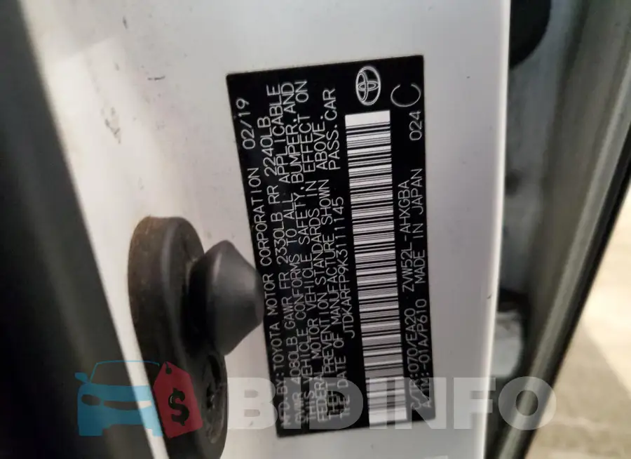 JTDKARFP9K3111145 Photo# 12