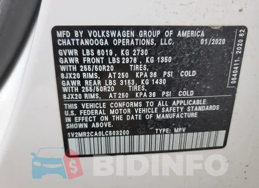1V2MR2CA0LC503200 Photo# 14
