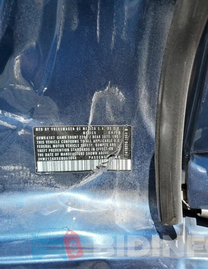 3VW217AUXGM057648 Photo# 12