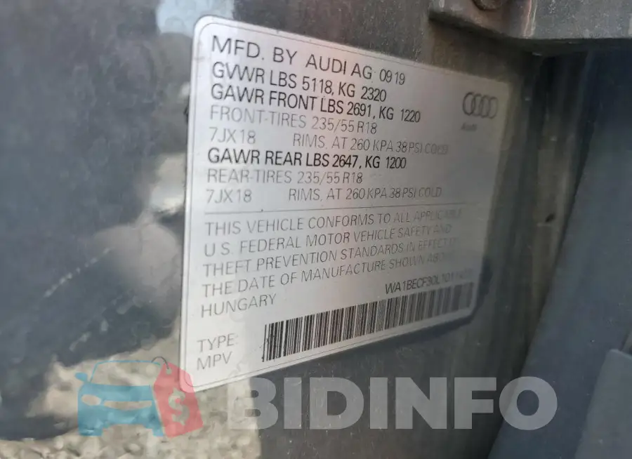 WA1BECF30L1011473 Photo# 14