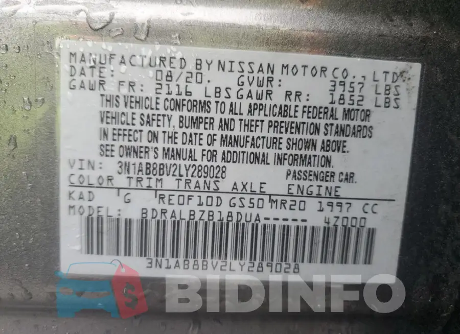 3N1AB8BV2LY289028 Photo# 12