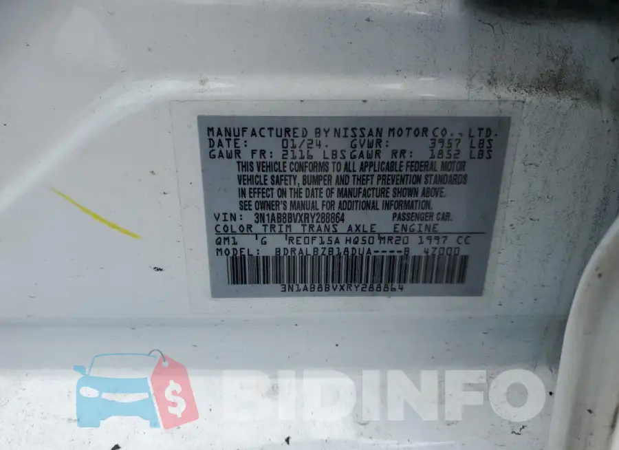 3N1AB8BVXRY288864 Photo# 12