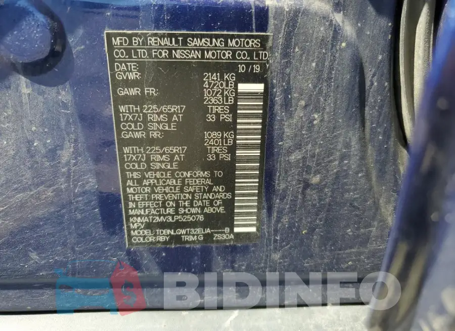 KNMAT2MV3LP525076 Photo# 13