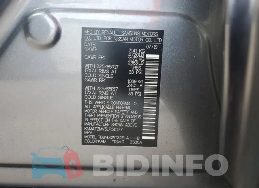 KNMAT2MV5LP511177 Photo# 13