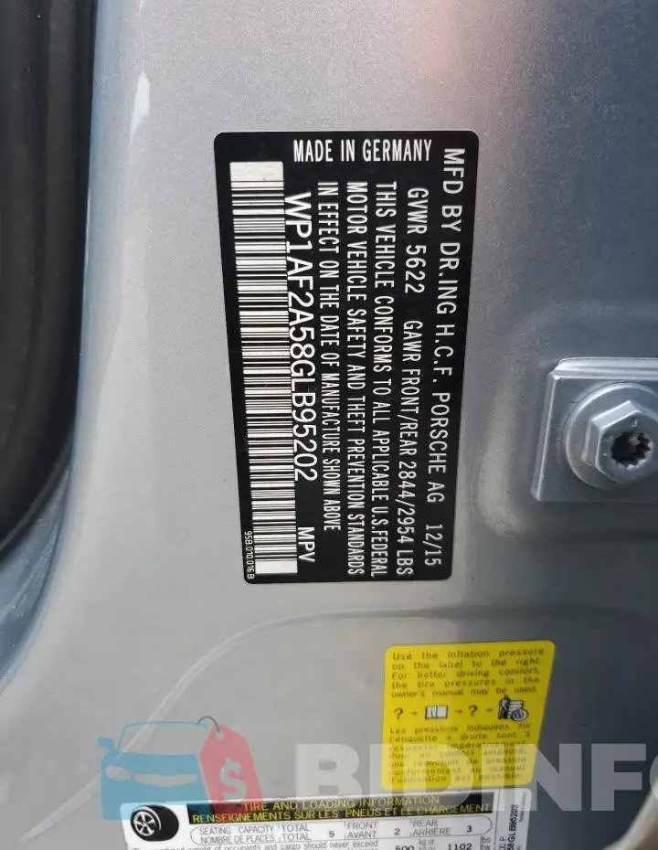 WP1AF2A58GLB95202 Photo# 13