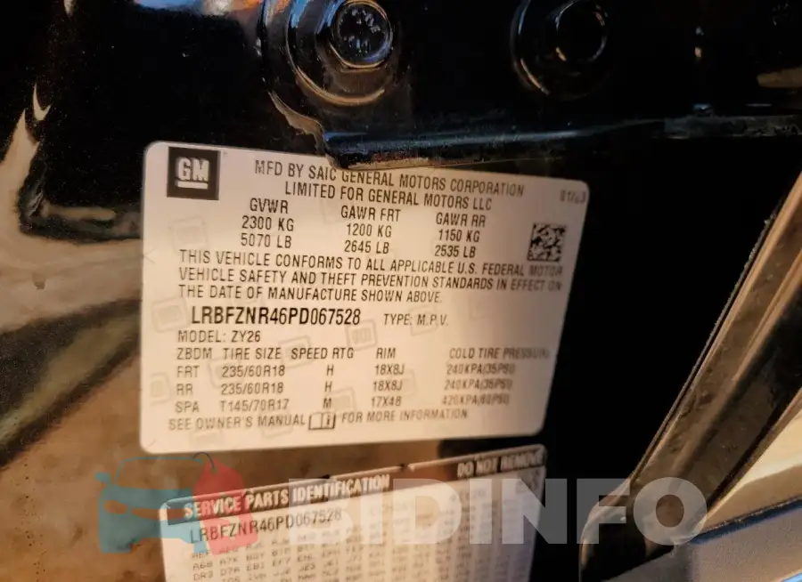 LRBFZNR46PD067528 Photo# 13