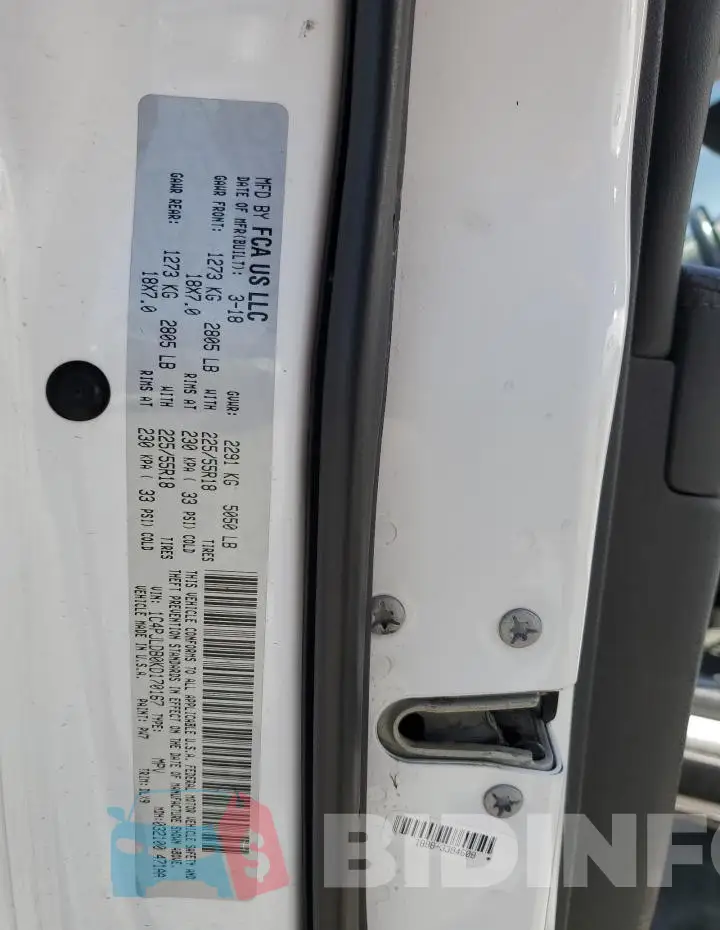 1C4PJLDB0KD170167 Photo# 13