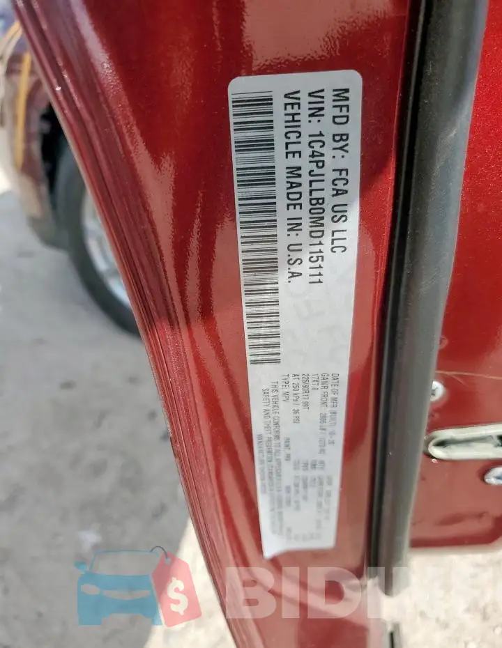 1C4PJLLB0MD115111 Photo# 12